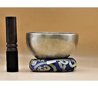 Singing Bowl Nepal Throat Chakra And Zeal Chakras G Note Hand Hammered Tibetan Meditation Singing Bowl 4 Inches - Yoga Bowl