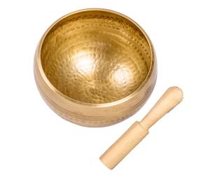 Singing Bowl Offering Serenes Tone Power Bowl Brass Texture Perfect for and Energy Work Buddhist Prayer