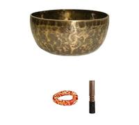 Singing Bowl Professional Original Bowls Full Moon Handmade Buddha Sound Bowl Healing Instrument Meditation Accessories，14CM