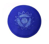 singing bowl, Purely Handmade Cushion for & Crystal Singing Bowl, Fabric Buddha Sound Bowl Mat for Yoga Meditation and Sound Healing(Dark Blue,20CM)