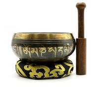 - Singing Bowl Set - Buddha Meditation Singing Bowl, Nepalese Sound Instruments, Mindfulness for Women, Healing Meditation Bowl for Relaxation and Spiritual Practice, 1.9 x 13 cm