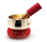 Singing Bowl Set with Hammered or Dot Design - Ideal for Meditation, Yoga, Sound Healing, Chakra Balancing & Mindfulness Practices