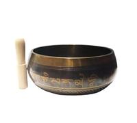 Singing Bowl Singing Bowl 20cm Large Meditation Handmade Brass Buddha Bowls Yoga Sound Healing，20cm set 1