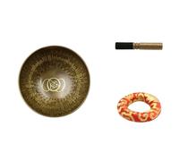 Singing Bowl Small Singing Bowl Set Pattern Unique Helpful For Meditation Yoga Relaxation Chakra Healing Prayer And Mindfulness(SET B)