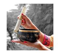 Singing Bowl | Tibetan Prayer Instrument With Wooden Stick | Meditation Bowl | Music Therapy | 9 CM.