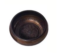 Singing Bowls Set 12cm Handmade Singing Bowl Copper Buddha Sound Bowls Yoga Meditation Mindfulness Music Household Ornaments(Style B 12cm)