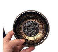 Singing Bowls Set 12cm Handmade Singing Bowl Copper Buddha Sound Bowls Yoga Meditation Mindfulness Music Household Ornaments(Style A 12cm)