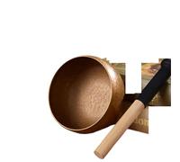 Singing Bowls Set Brass Bowl Sound Healing Instrument Handmade Singing Large Mindfulness Spiritual Yoga Meditation Accessories(24cm)