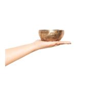 Singing Bowls Set Full Moon Singing Bowl Handmade Professional Bowls Yoga Meditation Sound Healing Percussion Instruments(18CM)