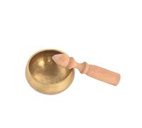 Singing Bowls Set Hammered Brass Singing Bowl Set Wooden Mallet For Meditation Yoga Sound Therapy Buddhist Musical Instrument Decor