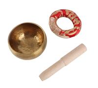 Singing Bowls Set Singing Bowl Set With 8cm/3inch Handmade Metal Sound & Soft Cushion & Wooden Striker For Meditation Chakra