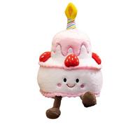 Singing Cake Plush Toy - Musical Cake, Musical Plush Toys, Music Plush Dessert Toys, Colorful Soft Cake Plush Toys, Funny Birthday Gift