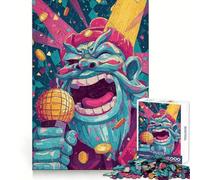 Singing Character with Microphone And Confetti 1000 Piece Jigsaw Puzzles for Adults Teenagers Mental Toy Calm Relax Premium Cut Heartfelt Gift 38x26cm