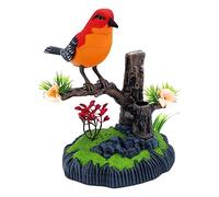 Singing Chirping Toy Motion Parrot Sound Activated Operated Device Realistic Appearance Suitable for Gifts Bird Lo, C