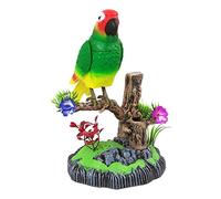 Singing Chirping Toy Motion Parrot Sound Activated Operated Device Realistic Appearance Suitable for Gifts Bird Lo, D