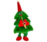 Singing Dancing Christmas Tree, Electric Wiggle Stuffed Christmas Tree Plush, Glowing Swinging Singing Dancing Electric Plush, ChristmasTree Table Cute Decoration for Family
