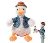 Singing Dancing Duck Toy - Musical Plush Interactive Animal Toy, Funny Ducks Stuffed Toys | Mimicry Duck That Repeats Sounds, Fun Wiggly Kit with Lights for Toddler Gift Playroom Nursery Entertainment