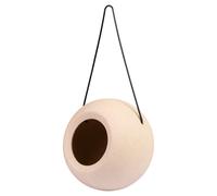 Singing Friend Bird Food Holder Lisa Beige 14cm Ceramics Feeding Station for
