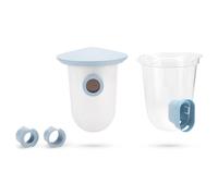 Singing Friend Bird House Set Blue 17, 5x22, 5x19, 5cm, Plastic, Nistend