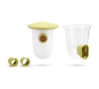 Singing Friend Set Bird House Plastic Green, New