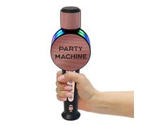Singing Machine Karaoke Machine Microphone for Kids and Adults Home Birthday Party, Rose Gold (SMM548R)