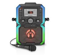 Singing Machine SMC273 SingCast Black EU Karaoke System with Microphone and Bluetooth, Perfect for Parties and Events.