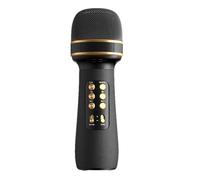 Singing Microphone, Microphone for Kids | Speaker with Portable Microphone | Party Supplies All-in-1 Wireless Microphone with LED Lights for Family Gathering