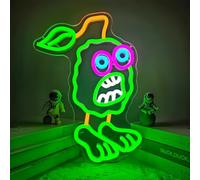 Singing Monsters Neon Signs for Wall Decor Dimmable LED My Singing Monsters Neon Light Birthday Decorations for Kids and Game Fans, Singing Monsters Neon Light Signs Suitable for Birthday Gift