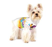 Singing Parrot Cotton Dog Shirt â€“ Soft Breathable Dog Shirt for Dogs Cats Boy Girl Pet Tshirt,Suitable for Small Pets