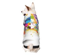 Singing Parrot Dog Hoodie â€“ Soft & Breathable Polyester Pet Clothes for Small, Medium, and Large Dogs