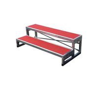 Singing Risers for Choir, 3-Level Choral Platform, Theater Steps