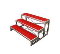 Singing Risers for Choir, 3-Level Choral Platform, Theater Steps