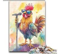 Singing Rooster 2000 Piece Jigsaw Puzzles for Teenagers Gifts, Challenging Game Gifts for Is Ideal As A Gift for The Whole Family (70x100cm)