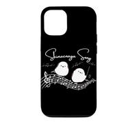 Singing voice | Conductor of the Sima-teash | Cute little bird of Hokkaido | Healing | Five line notation | Music lover Case for iPhone 12/12 Pro