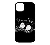 Singing voice | Conductor of the Sima-teash | Cute little bird of Hokkaido | Healing | Five line notation | Music lover Case for iPhone 14 Plus