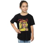 Absolute Cult Blondie Girls Singing with Mic T-Shirt Black 12-13 Years