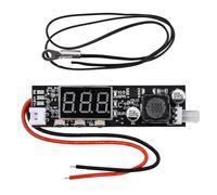 Single 12V 2A DC PWM 2-3 Wire Fan Temperature Control Speed Controller Driver Module for Chassis Computer Noise Reduction Module(Circle Probe)