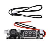 Single 12V 2A DC PWM 2-3 Wire Fan Temperature Control Speed Controller Driver Module for Chassis Computer Noise Reduction Module(Blackhead Probe)