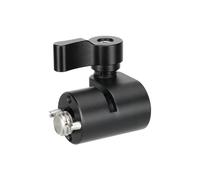 Single 15mm Rod Clamp Adapter Microphone Accessory with 3/8" 16 Mounting Screw for DSLR Camera