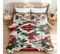 Single 2 in 1 Coverless Duvet All Season Reversible Christmas Hat