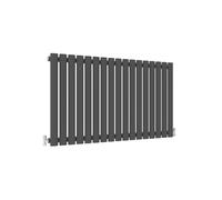 (Single, 600x1003mm) Anthracite Central Heating Oval Column Radiators