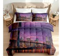 Single 7.5 Tog Coverless All Season Duvet Quilt Brooklyn Bridge