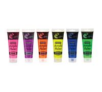 Single Acrylic Paint Neon Colour Tube 120Ml Assorted