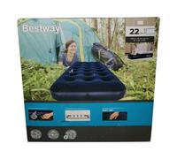 Bestway Flocked Airbed - Single - 1.85m x 76cm x 22cm