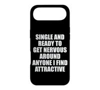 Single And Ready To Get Nervous Funny Dating Awkward Quote Case for iPhone Air