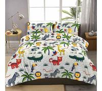 (single ) Animals Jungle Kids Printed duvet cover set