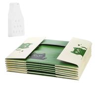 Single Application Foldable Waste Tray Heavy Paper Excellent for Journeys and Outdoor Use Car Litter Tray