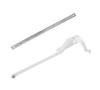 Single Arm Handle Replacement Right Hand Casement Window Crank Zinc Alloy | Precision Gear Mechanism, Fingerprint Resistant Polished Surface, Easy Manual Window Operation, for Home Renovation