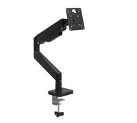 Single-arm, single-screen desktop monitor stand with gas spring adjustable height