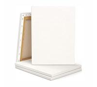 Single Artist (16''×24'') inches Primed & Stretched Blank Canvas(White) - Board for Making Paint Art and Posters, Multi Panel Canvases for Painting Frame, Creative Sketch and Drawing
